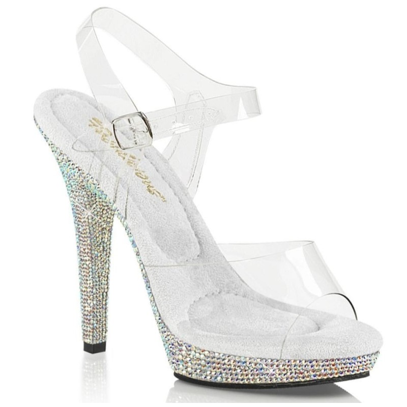 Sandalias de escenario con tira de strass Lip108DM | Competidor de Vicorne