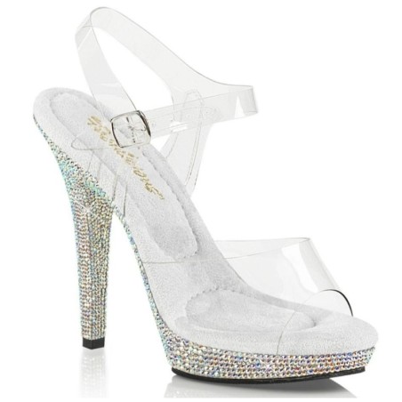 Sandalias de escenario con tira de strass Lip108DM | Competidor de Vicorne