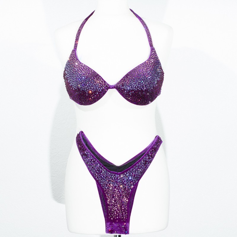 Location Bikini de Compétition Aubergine 85A/B - 34/36 | Vicorne Competitor
