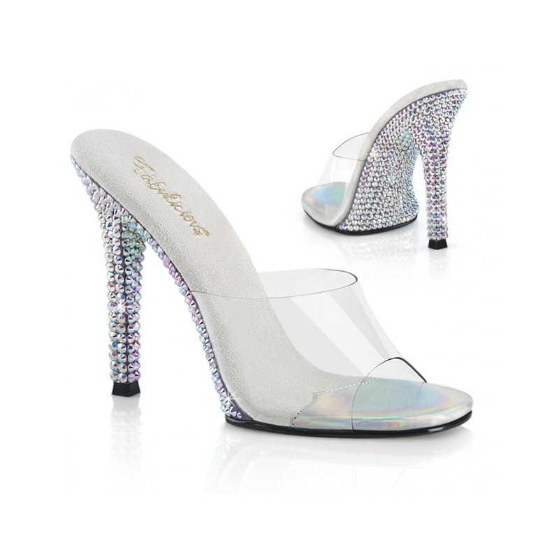 Mules Fabulicious Gala01DML strass AB 11,5cm | Vicorne Competitor