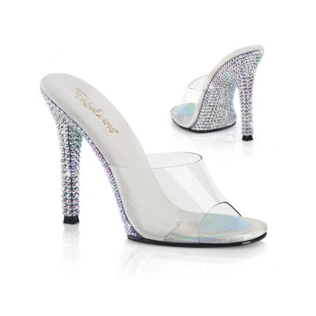 Fabulicious mules Gala01DML AB con strass 11,5 cm | Competidor de Vicorne